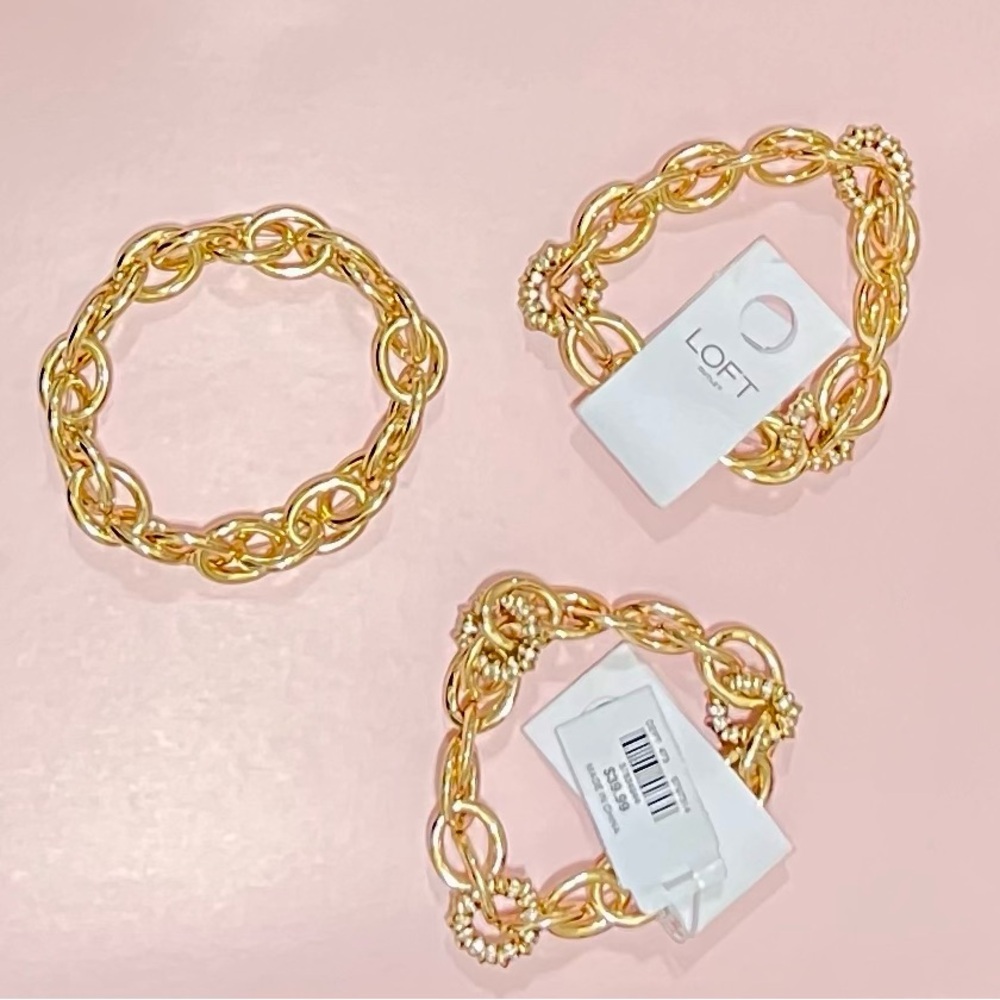 LOFT Gold Link Bracelet